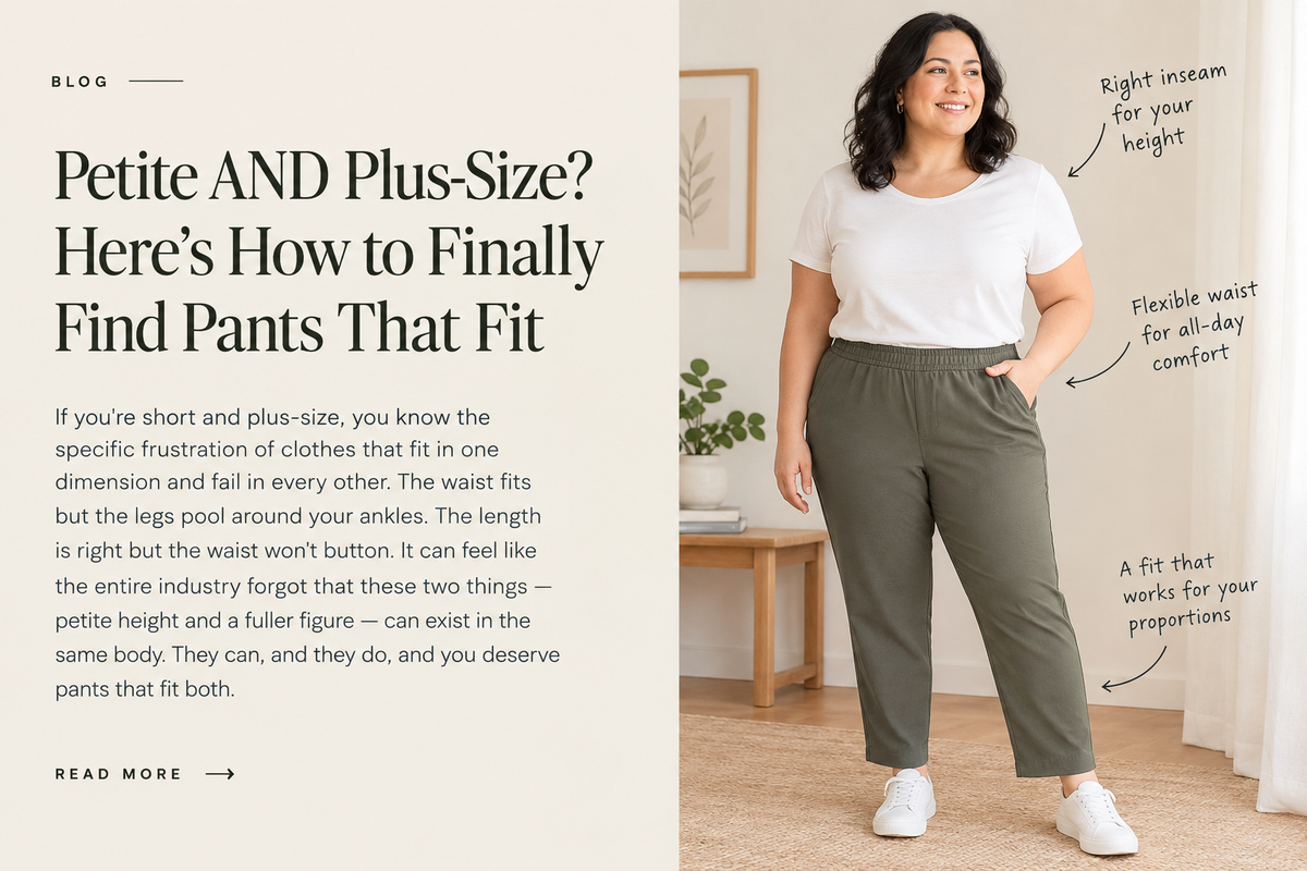 Petite AND Plus-Size? Here's How to Finally Find Pants That Fit