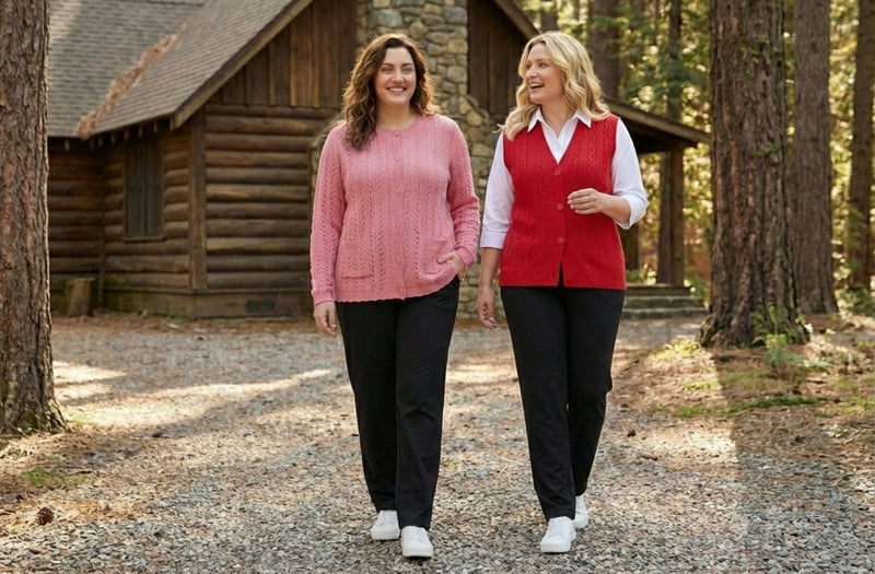 Crafted from soft, cozy materials, our sweater & fleece pieces are perfect for layering during chilly days or lounging at home in ultimate comfort. 