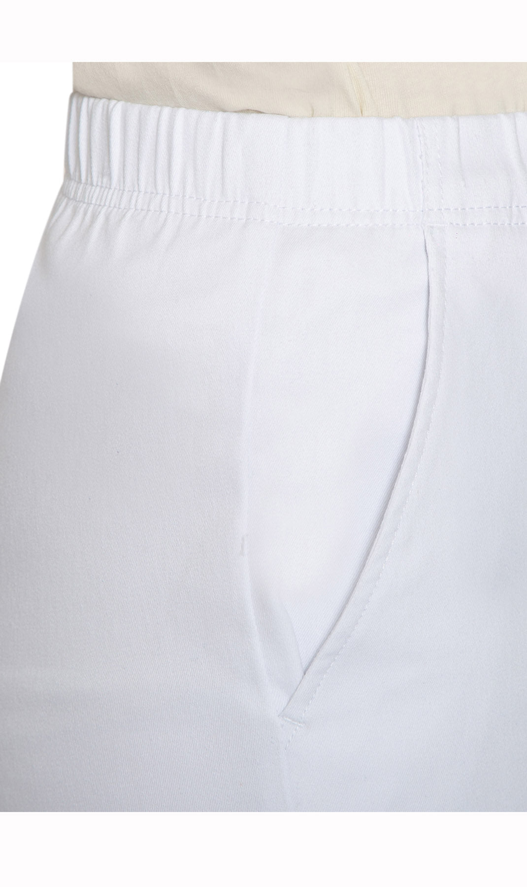 Women's Stretch Denim CaprisÔÇô Lightweight Stretch Fabric for Cool Comfort - White - Pocket -  TURTLE BAY APPAREL