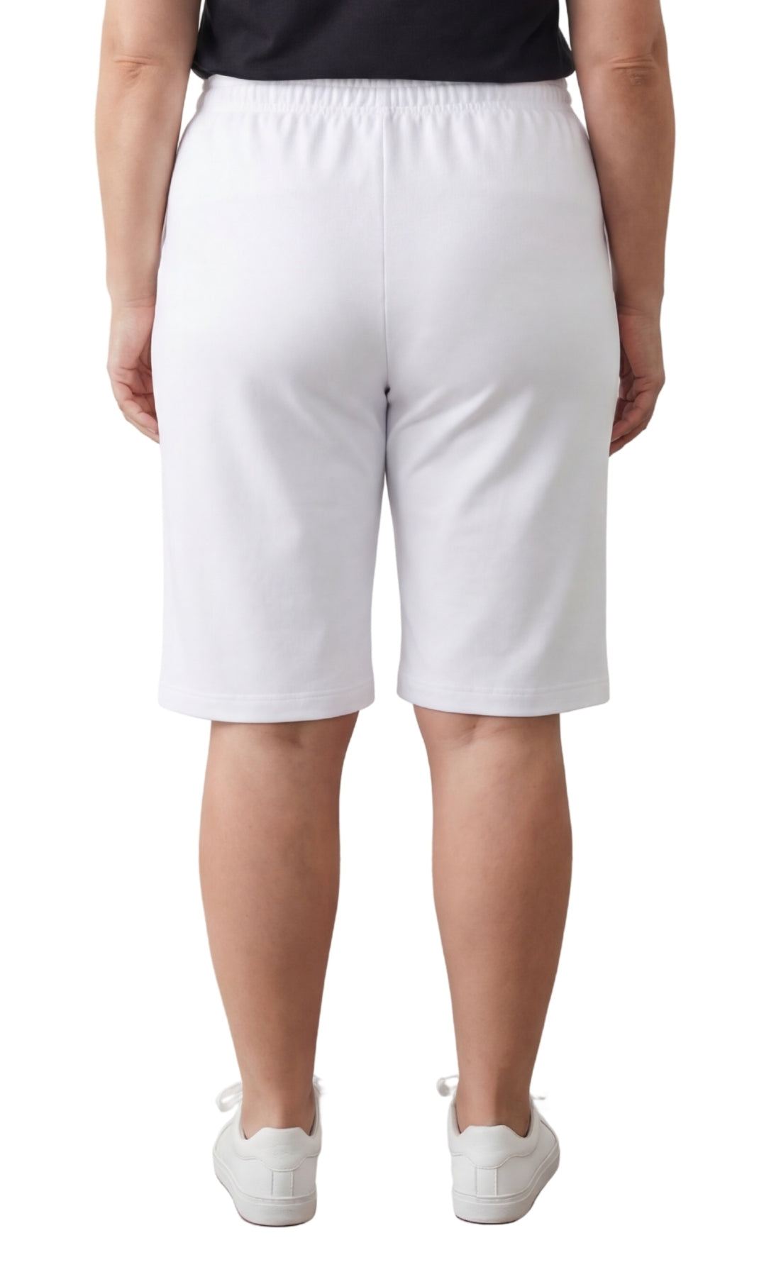 Women's Easy Pull on Bermuda Shorts in Denim and Twill 49