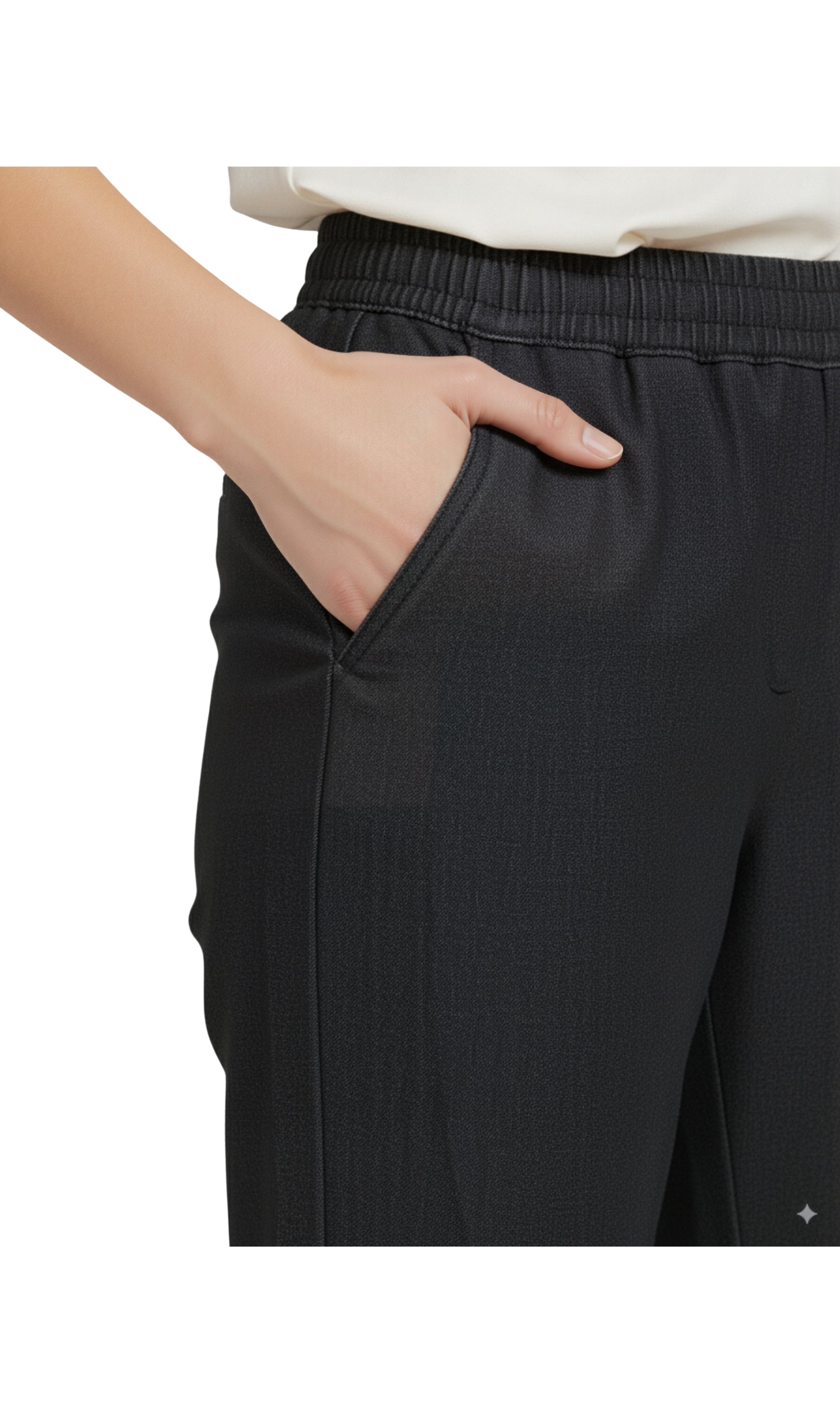 Women's Easy Pull on Bermuda Shorts in Denim and Twill 40