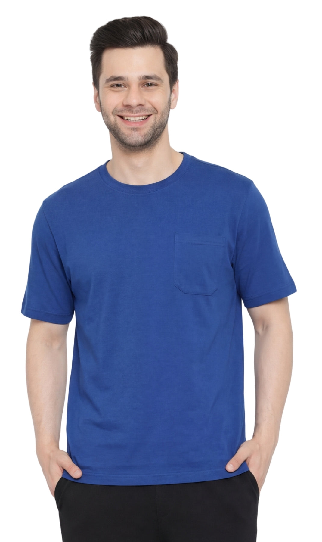 Men's Heavyweight Short Sleeve Crew Neck with Pocket T-Shirt