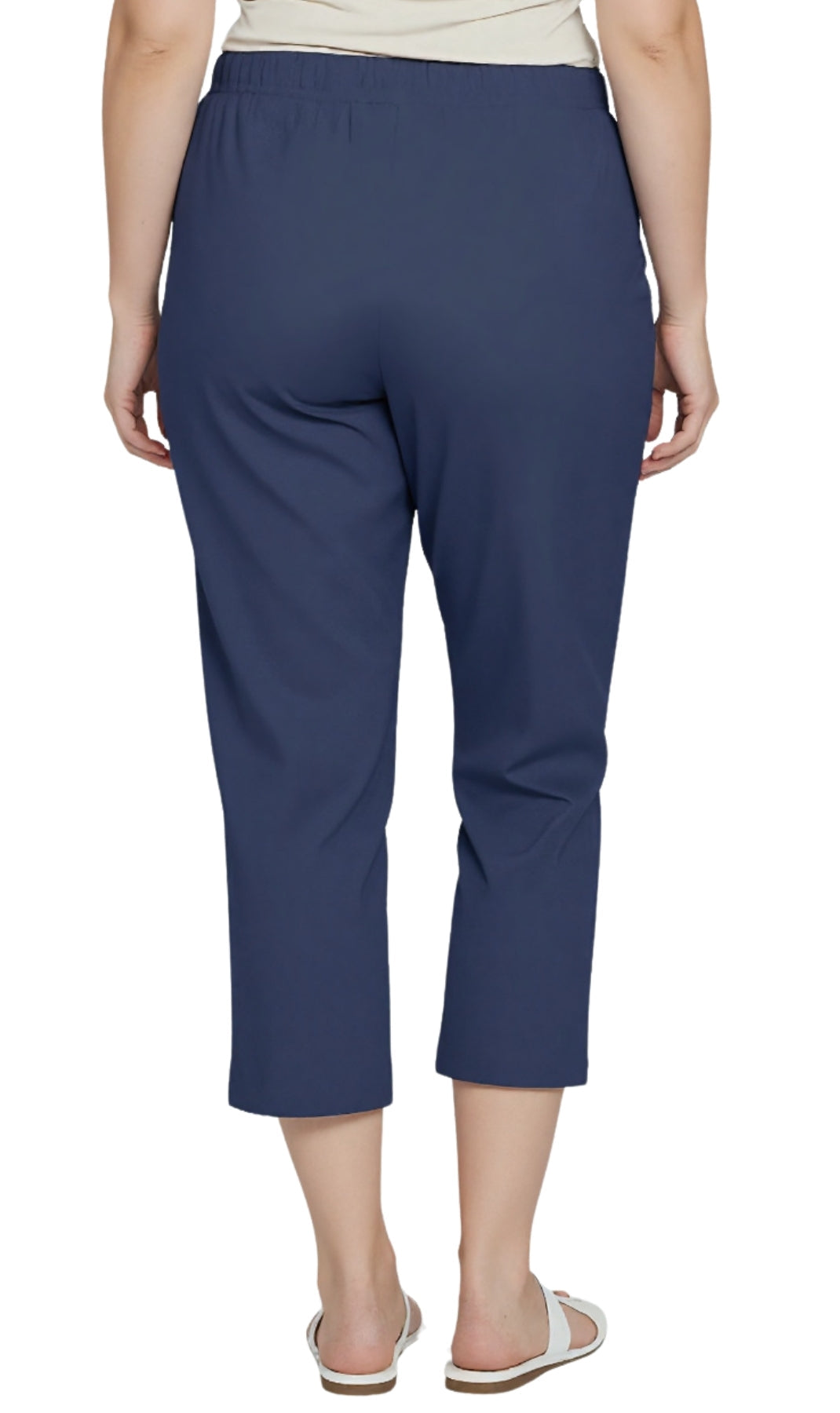 Women's Lightweight Stretch Denim Capri Pants – Comfortable Everyday Fit 45