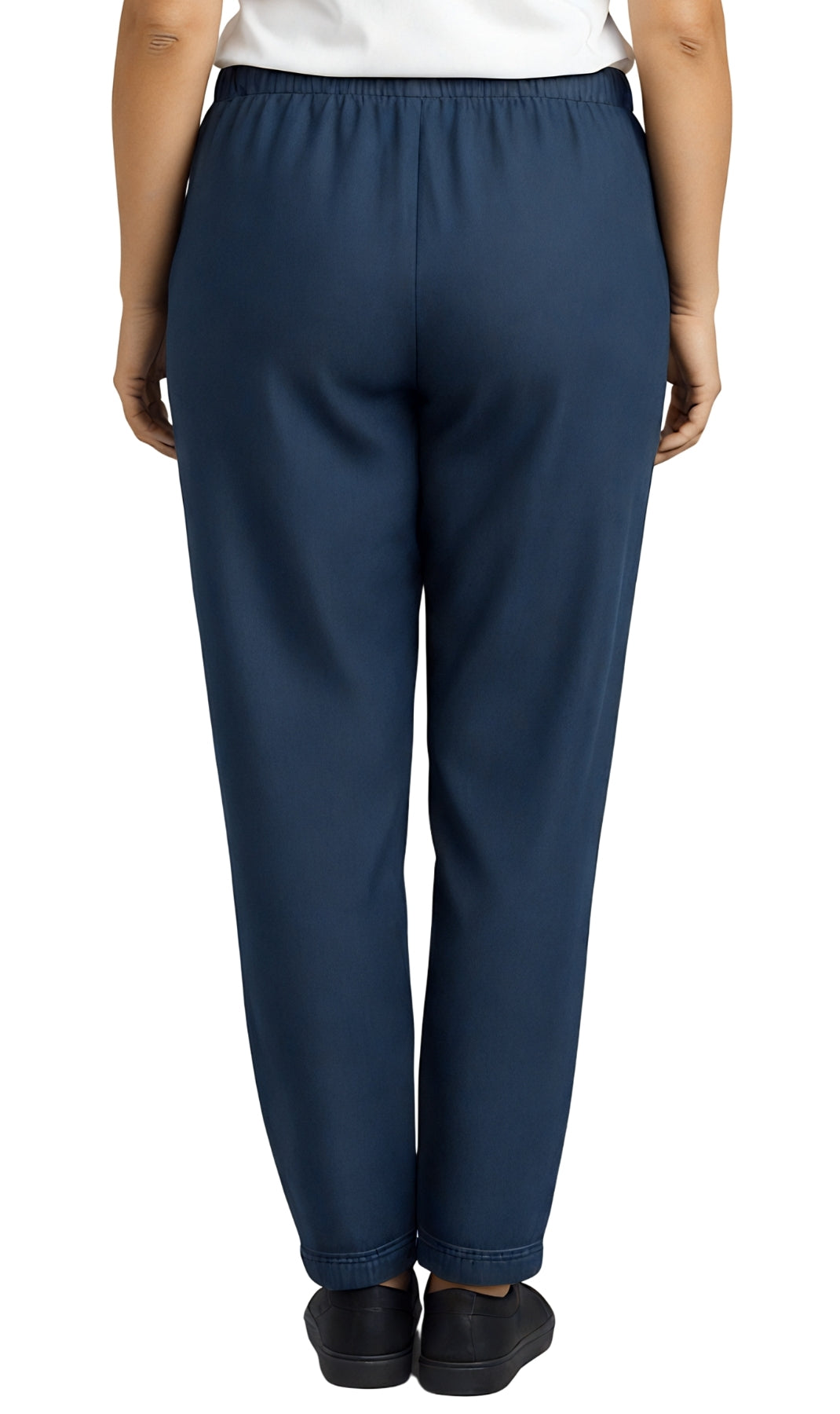 Women's Elastic Waist Pull On Jeans in Denim & Twill - Soft & Lightweight with a bit Stretch 2